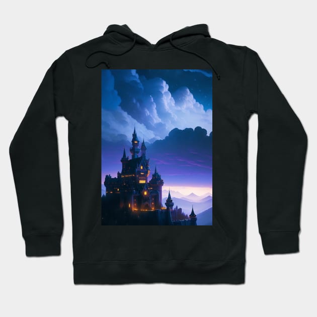 Enchanted Kingdom: The Fairy Castle in a Magical World Hoodie by Fanbros_art